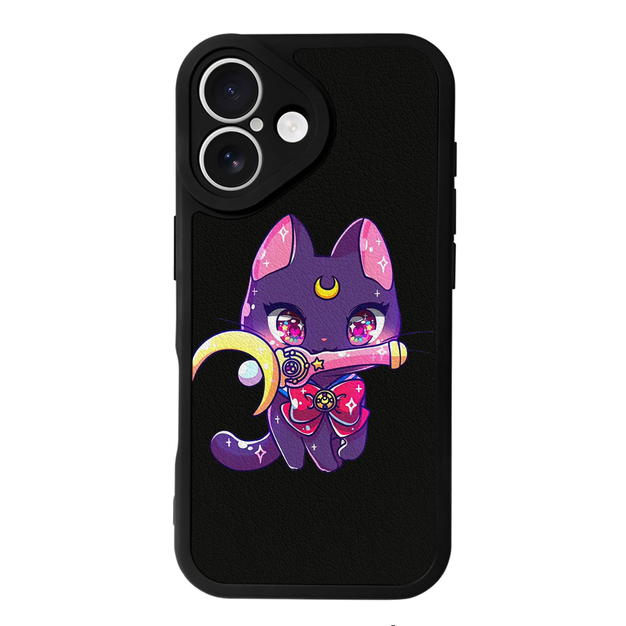 （画像用） 美少女戦士セーラームーン Sailor Moon 【iPhone 16シリーズ対応】シリコンスマホケース（レザー調） 材質：シリコン
